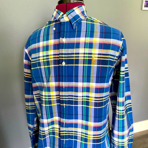 Ralph Lauren Other - Ralph Lauren size large dress shirt navy yellow